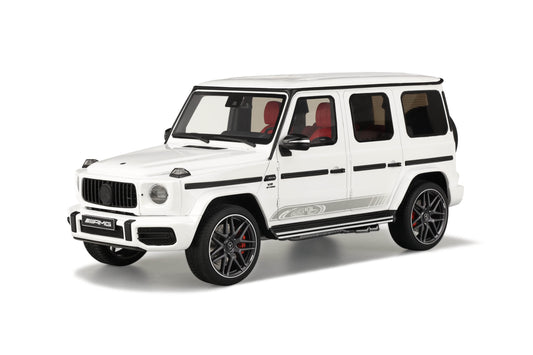 GT Spirit - Mercedes-Benz G63 AMG "Edition 55" (Designo Opalite Brilliant White) 1:18 Scale Model Car - Model Cars Canada Inc.