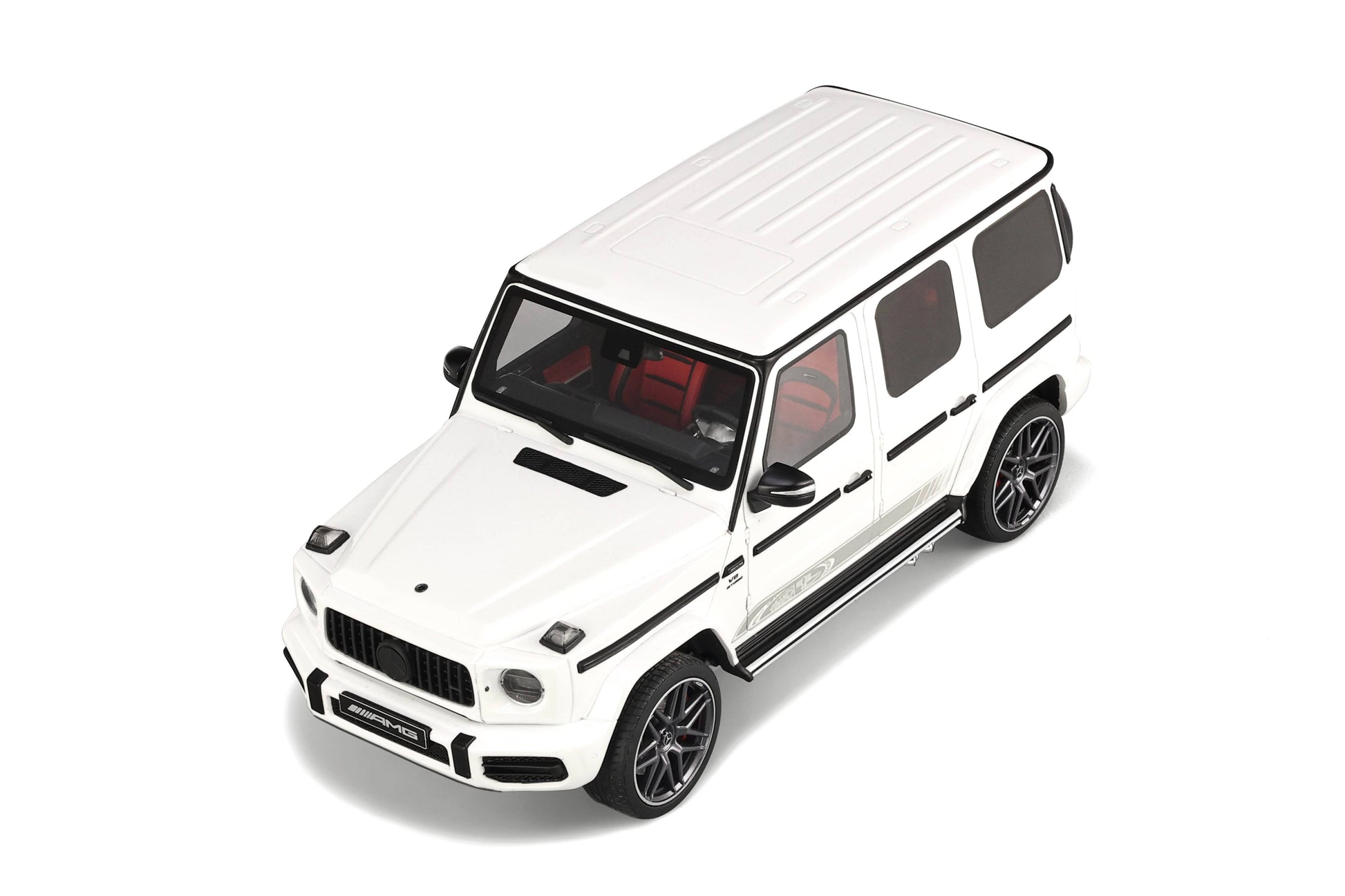 GT Spirit - Mercedes-Benz G63 AMG "Edition 55" (Designo Opalite Brilliant White) 1:18 Scale Model Car - Model Cars Canada Inc.