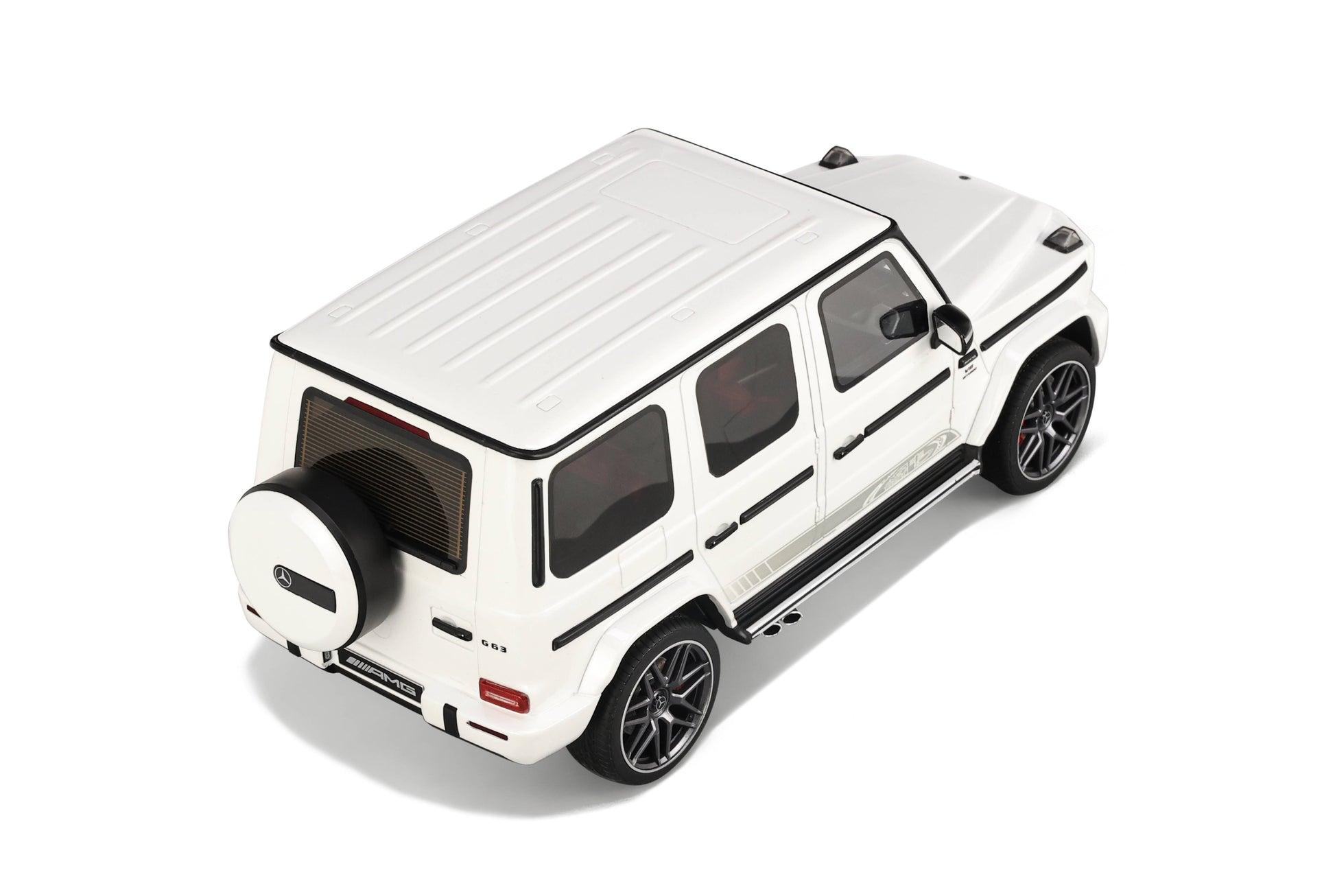 GT Spirit - Mercedes-Benz G63 AMG "Edition 55" (Designo Opalite Brilliant White) 1:18 Scale Model Car - Model Cars Canada Inc.