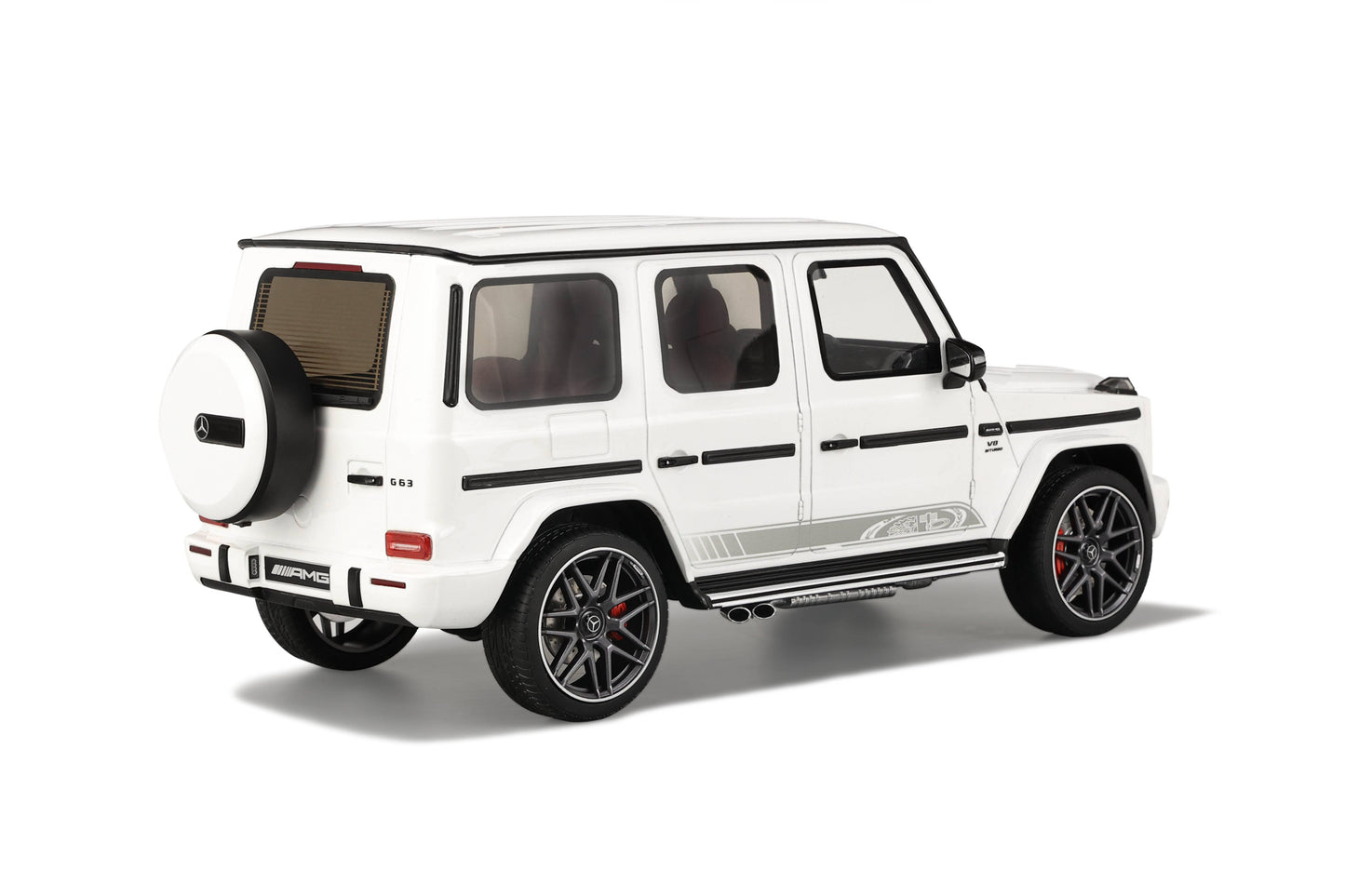 GT Spirit - Mercedes-Benz G63 AMG "Edition 55" (Designo Opalite Brilliant White) 1:18 Scale Model Car - Model Cars Canada Inc.