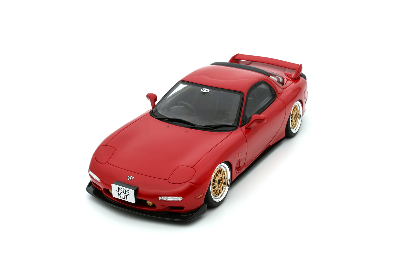 OttOmobile - Mazda Efini RX-7 (FD3S) "Khyzyl Saleem" (Vintage Red) 1:18 Scale Model Car