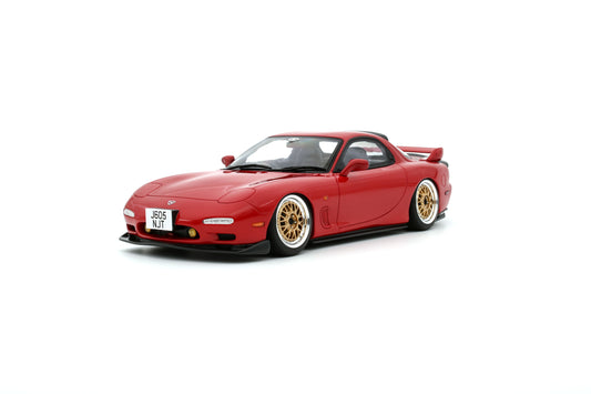 OttOmobile - Mazda Efini RX-7 (FD3S) "Khyzyl Saleem" (Vintage Red) 1:18 Scale Model Car
