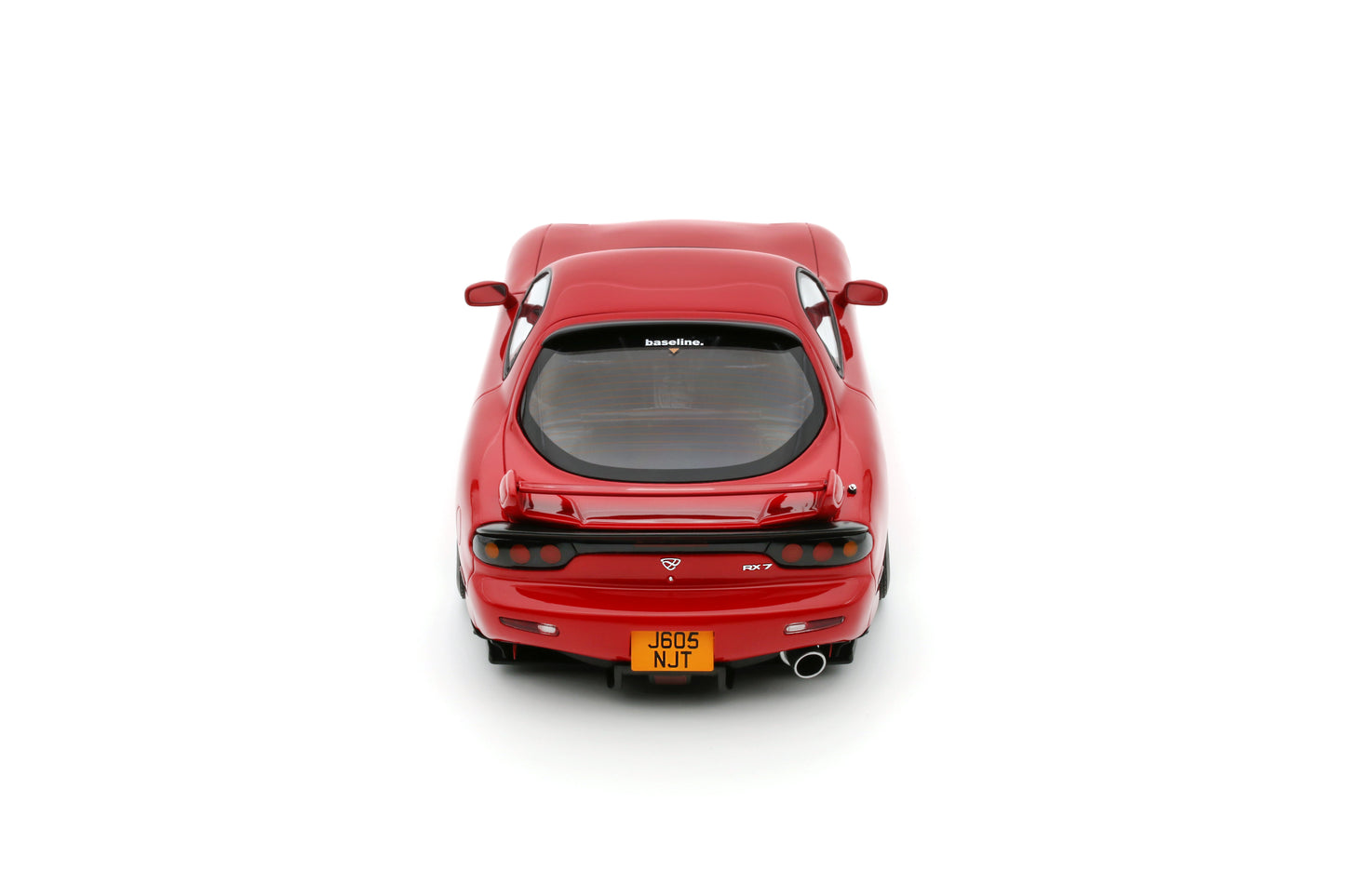 OttOmobile - Mazda Efini RX-7 (FD3S) "Khyzyl Saleem" (Vintage Red) 1:18 Scale Model Car