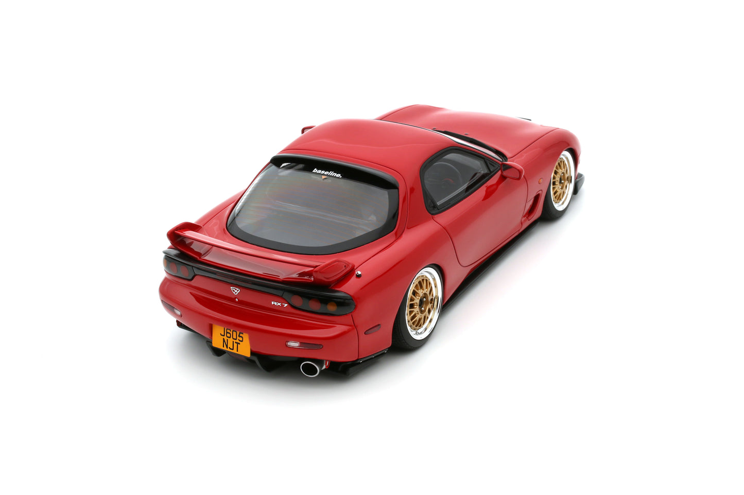 OttOmobile - Mazda Efini RX-7 (FD3S) "Khyzyl Saleem" (Vintage Red) 1:18 Scale Model Car