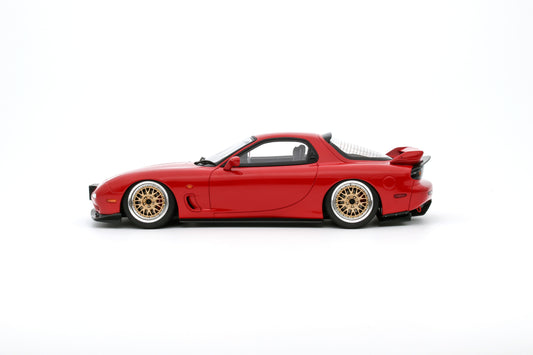 OttOmobile - Mazda Efini RX-7 (FD3S) "Khyzyl Saleem" (Vintage Red) 1:18 Scale Model Car