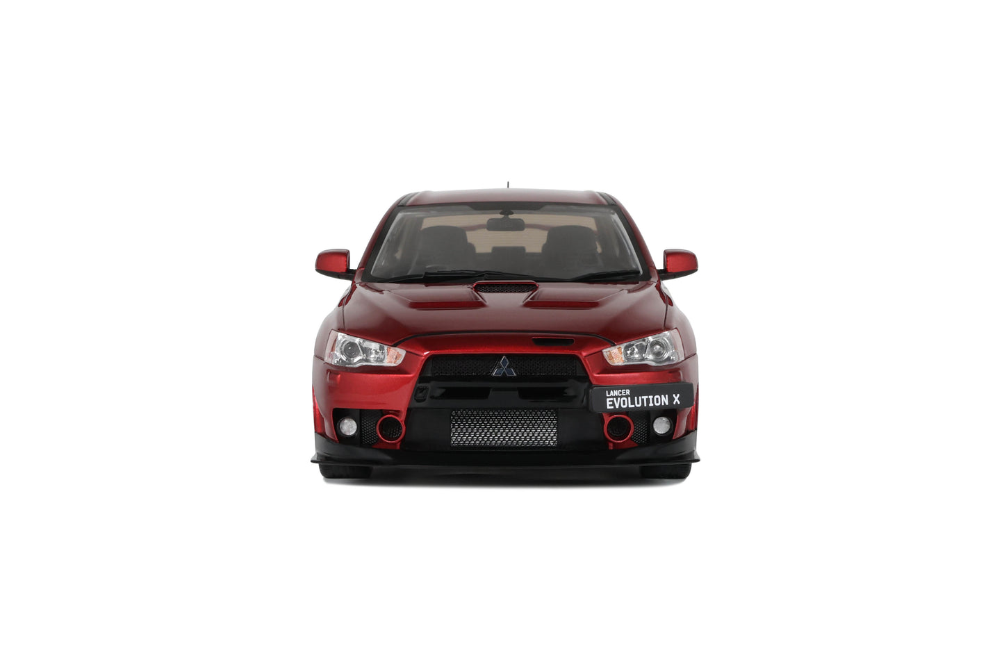 OttOmobile - Mitsubishi Lancer Evolution (Evo X) FQ-400 (Orient Red) 1:18 Scale Model Car