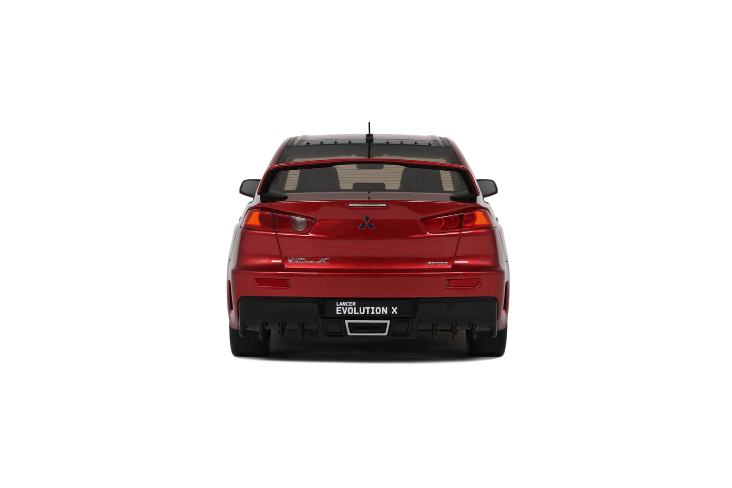 OttOmobile - Mitsubishi Lancer Evolution (Evo X) FQ-400 (Orient Red) 1:18 Scale Model Car