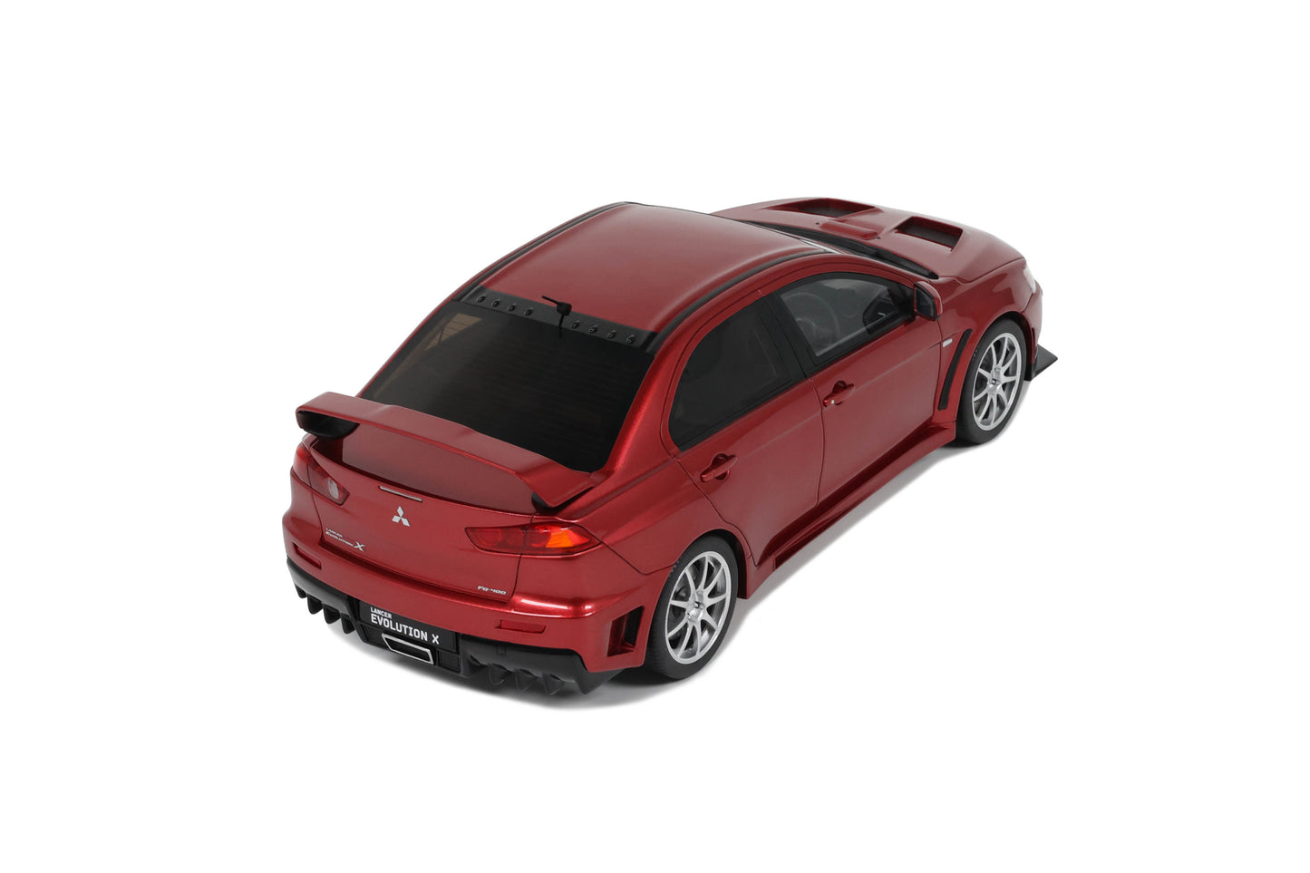 OttOmobile - Mitsubishi Lancer Evolution (Evo X) FQ-400 (Orient Red) 1:18 Scale Model Car
