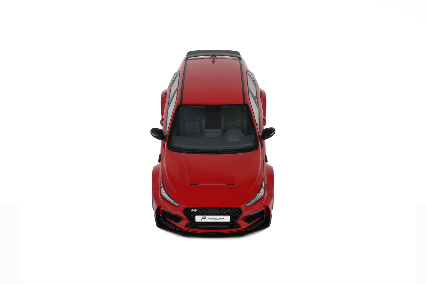 OttOmobile - Prior Design Hyundai i30 N (Engine Red) 1:18 Scale Model Car