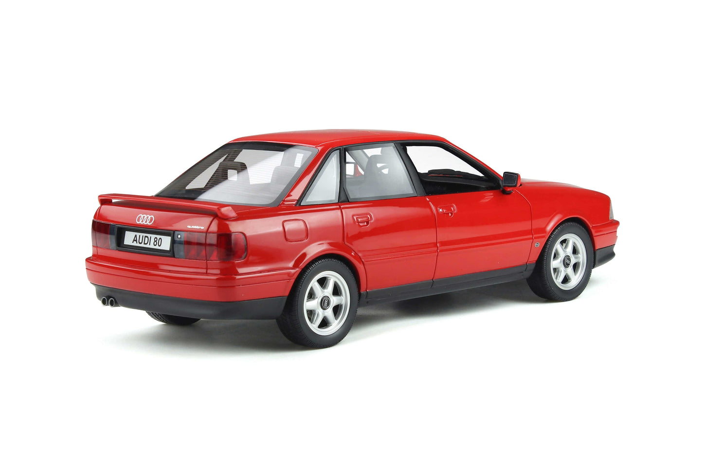 OttOmobile - Audi 80 Quattro Competition (Laser Red) 1:18 Scale Model Car - Model Cars Canada Inc.
