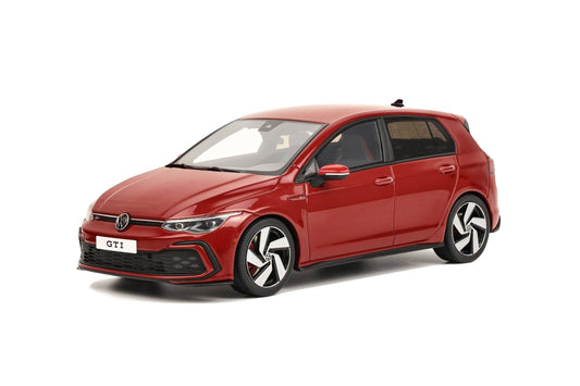 OttOmobile - Volkswagen Golf VIII GTI (Tornado Red) 1:18 Scale Scale Model - Model Cars Canada Inc.