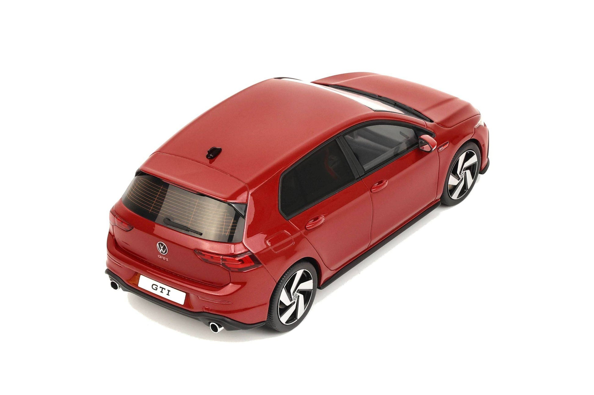 OttOmobile - Volkswagen Golf VIII GTI (Tornado Red) 1:18 Scale Scale Model - Model Cars Canada Inc.