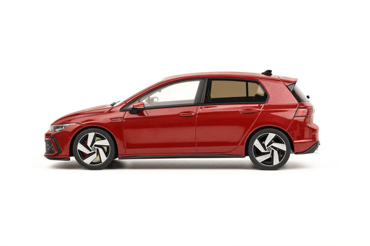OttOmobile - Volkswagen Golf VIII GTI (Tornado Red) 1:18 Scale Scale Model - Model Cars Canada Inc.