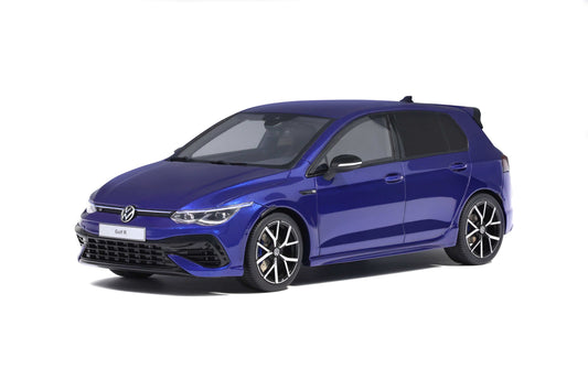 OttOmobile - Volkswagen Golf R (MK8) 3 Doors (Lapiz Blue) 1:18 Scale Model - Model Cars Canada Inc.
