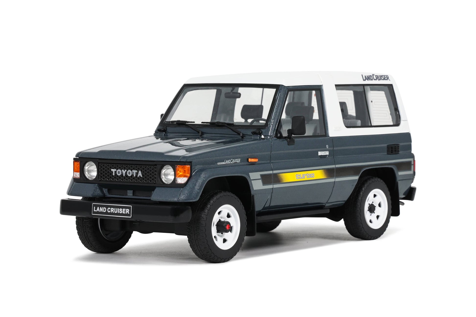 OttOmobile - Toyota Land Cruiser (LJ73) (Dark Grey Metallic) 1:18 Scale Model - Model Cars Canada Inc.