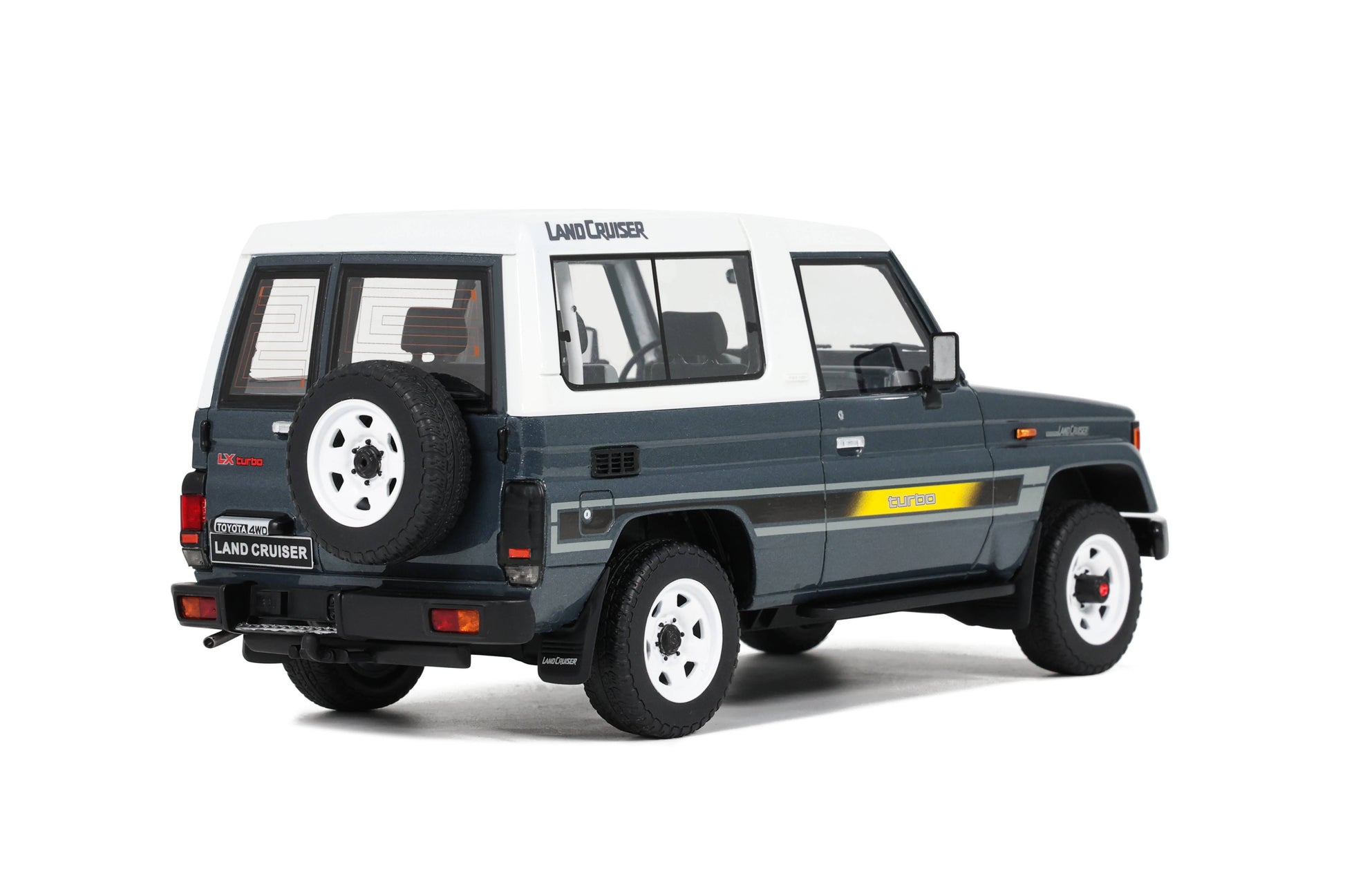 OttOmobile - Toyota Land Cruiser (LJ73) (Dark Grey Metallic) 1:18 Scale Model - Model Cars Canada Inc.