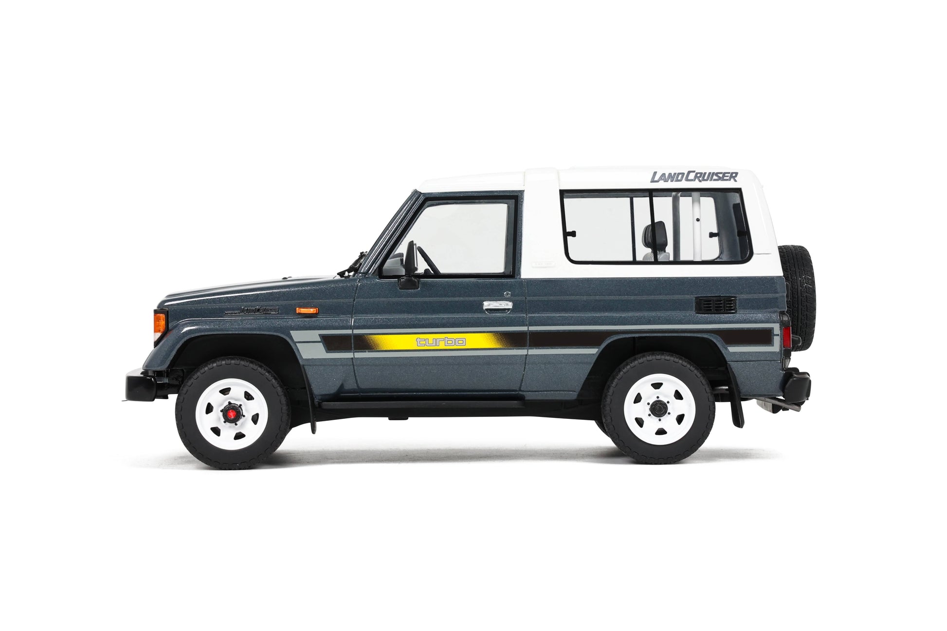 OttOmobile - Toyota Land Cruiser (LJ73) (Dark Grey Metallic) 1:18 Scale Model - Model Cars Canada Inc.