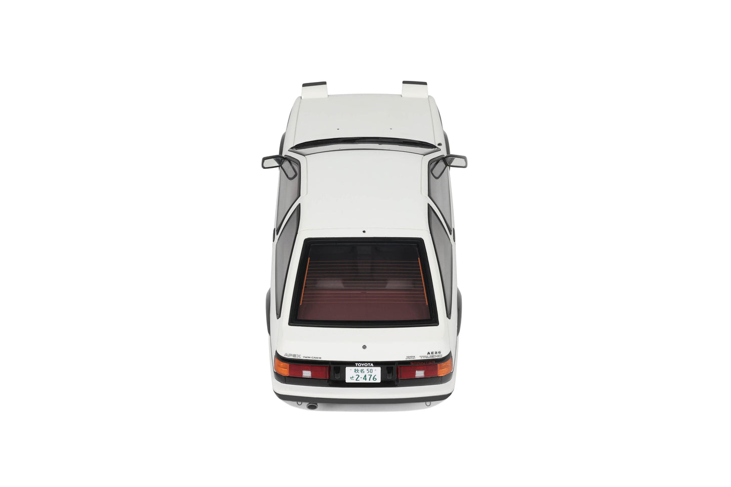 OttOmobile - Toyota Corolla Sprinter Trueno (AE86) (Panda) 1:18 Scale Model