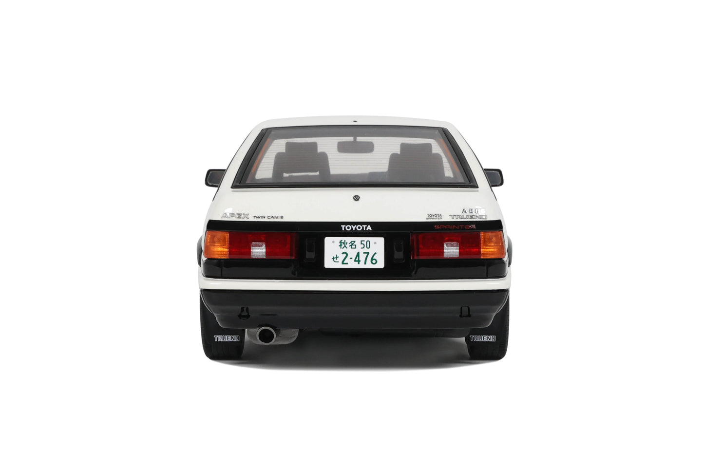 OttOmobile - Toyota Corolla Sprinter Trueno (AE86) (Panda) 1:18 Scale Model