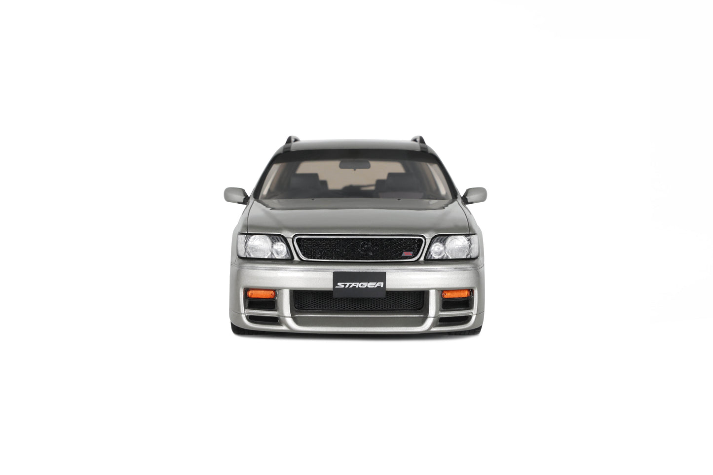 OttOmobile - Nissan Stagea Autech Version 260RS (Sonic Silver) 1:18 Scale Model Car
