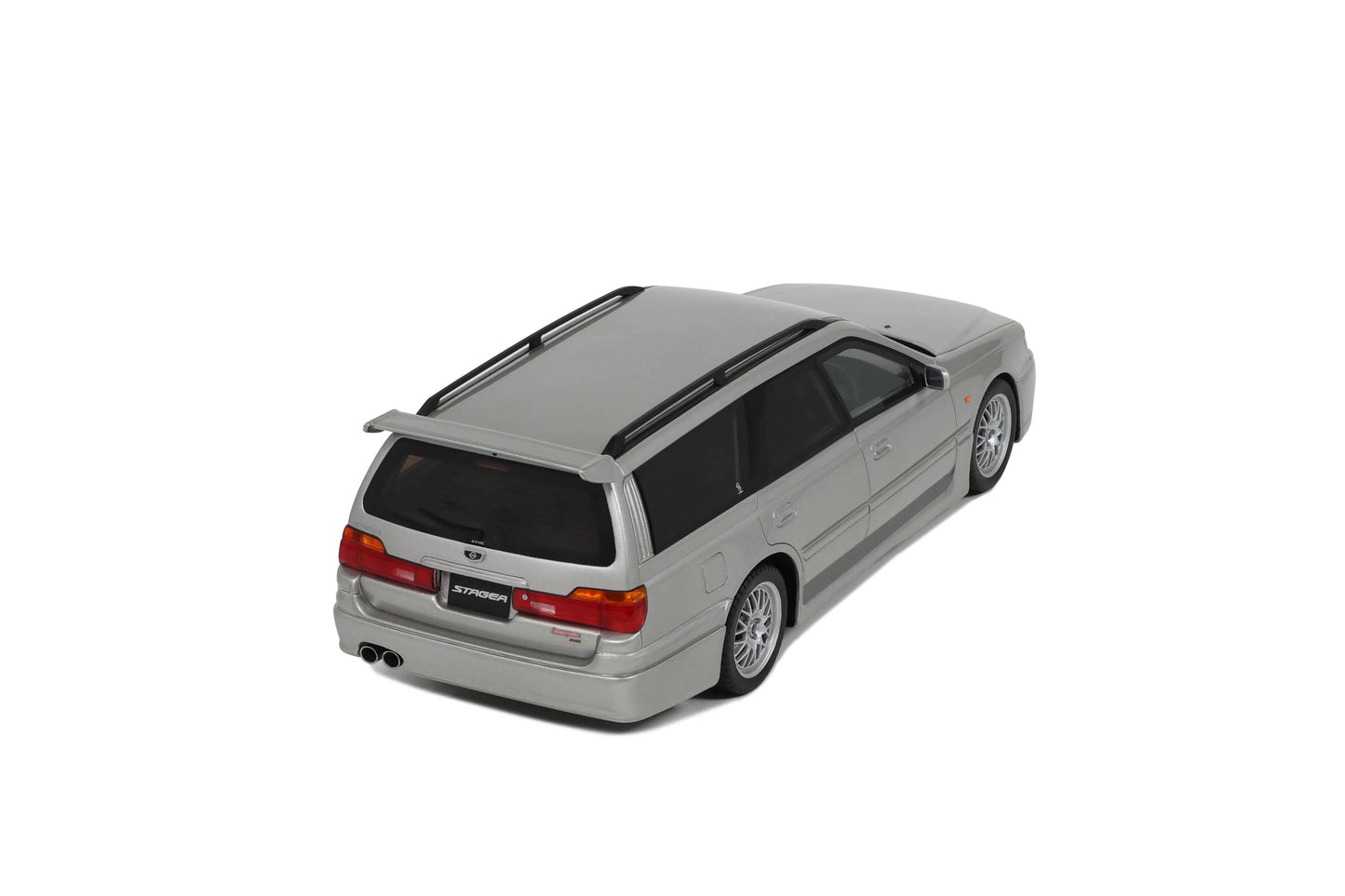 OttOmobile - Nissan Stagea Autech Version 260RS (Sonic Silver) 1:18 Scale Model Car