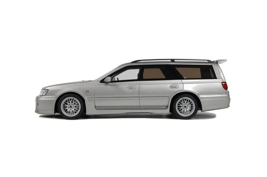 OttOmobile - Nissan Stagea Autech Version 260RS (Sonic Silver) 1:18 Scale Model Car