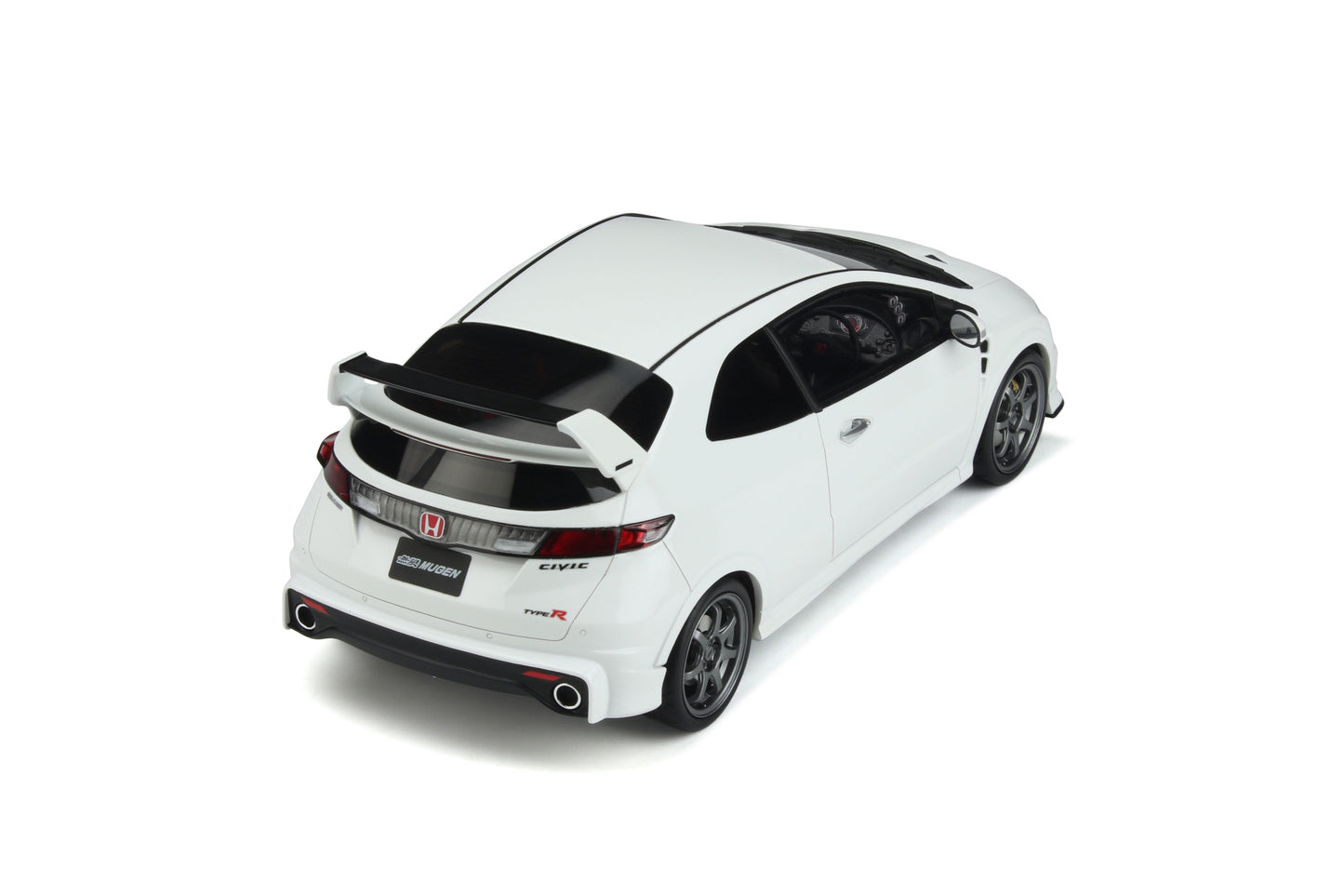 OttOmobile - Mugen Honda Civic Type R (FN2) (Taffeta White) 1:18 Scale Model - Model Cars Canada Inc.