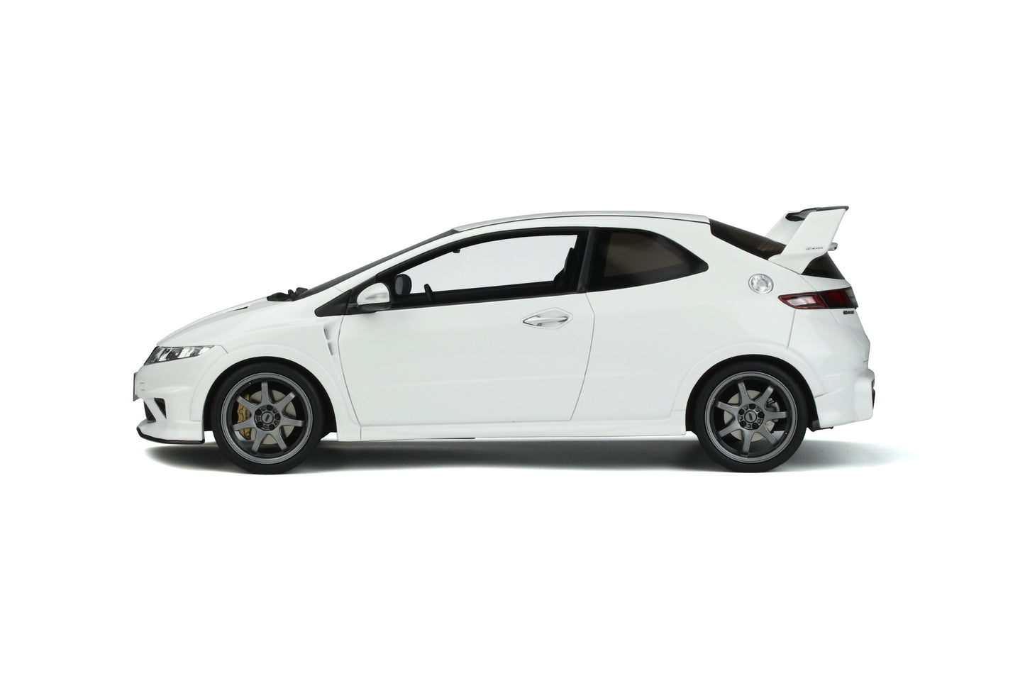 OttOmobile - Mugen Honda Civic Type R (FN2) (Taffeta White) 1:18 Scale Model - Model Cars Canada Inc.