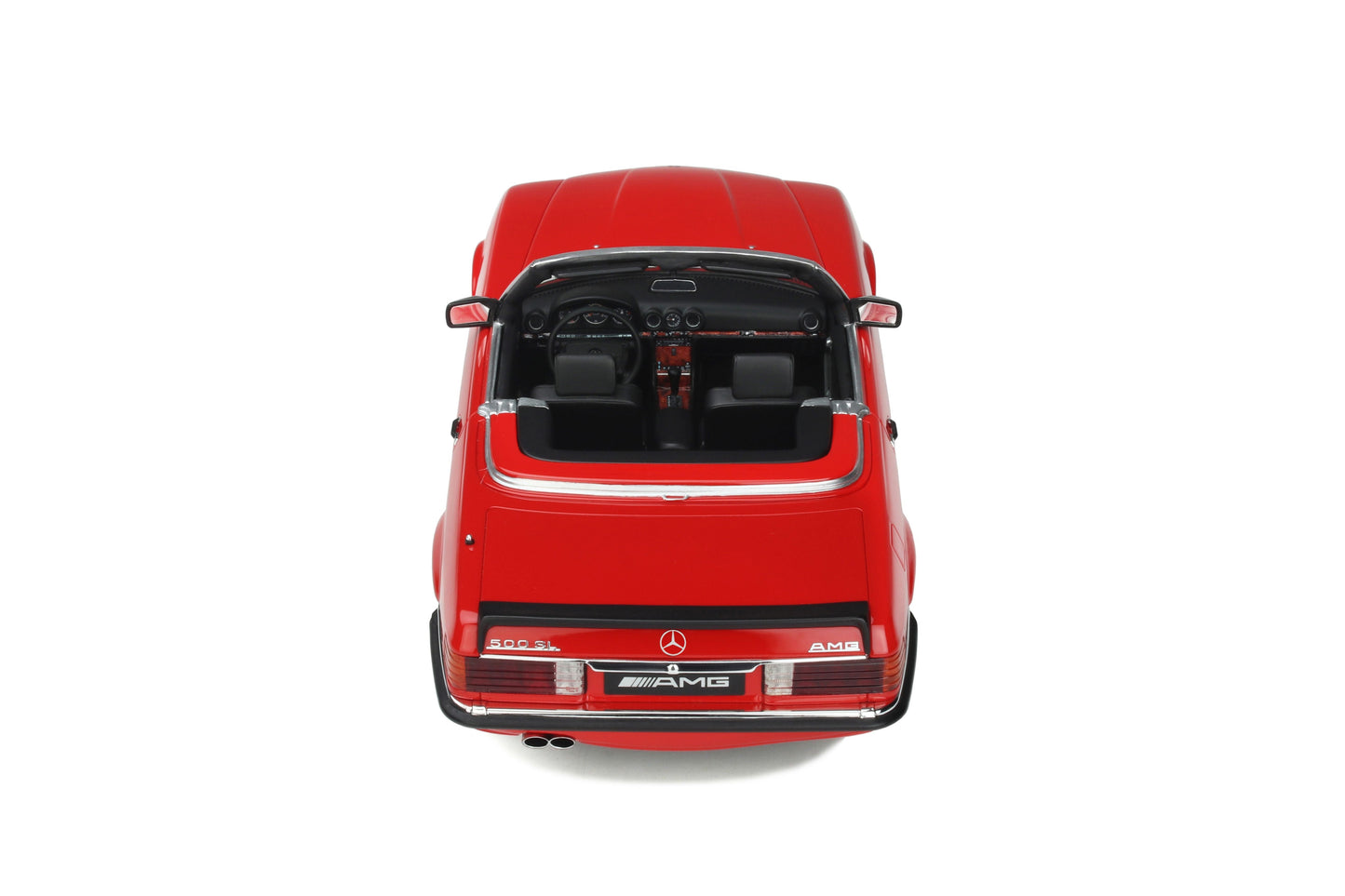 OttOmobile - Mercedes-Benz 500 SL AMG (R107) (Red) 1:18 Scale Model Car - Model Cars Canada Inc.
