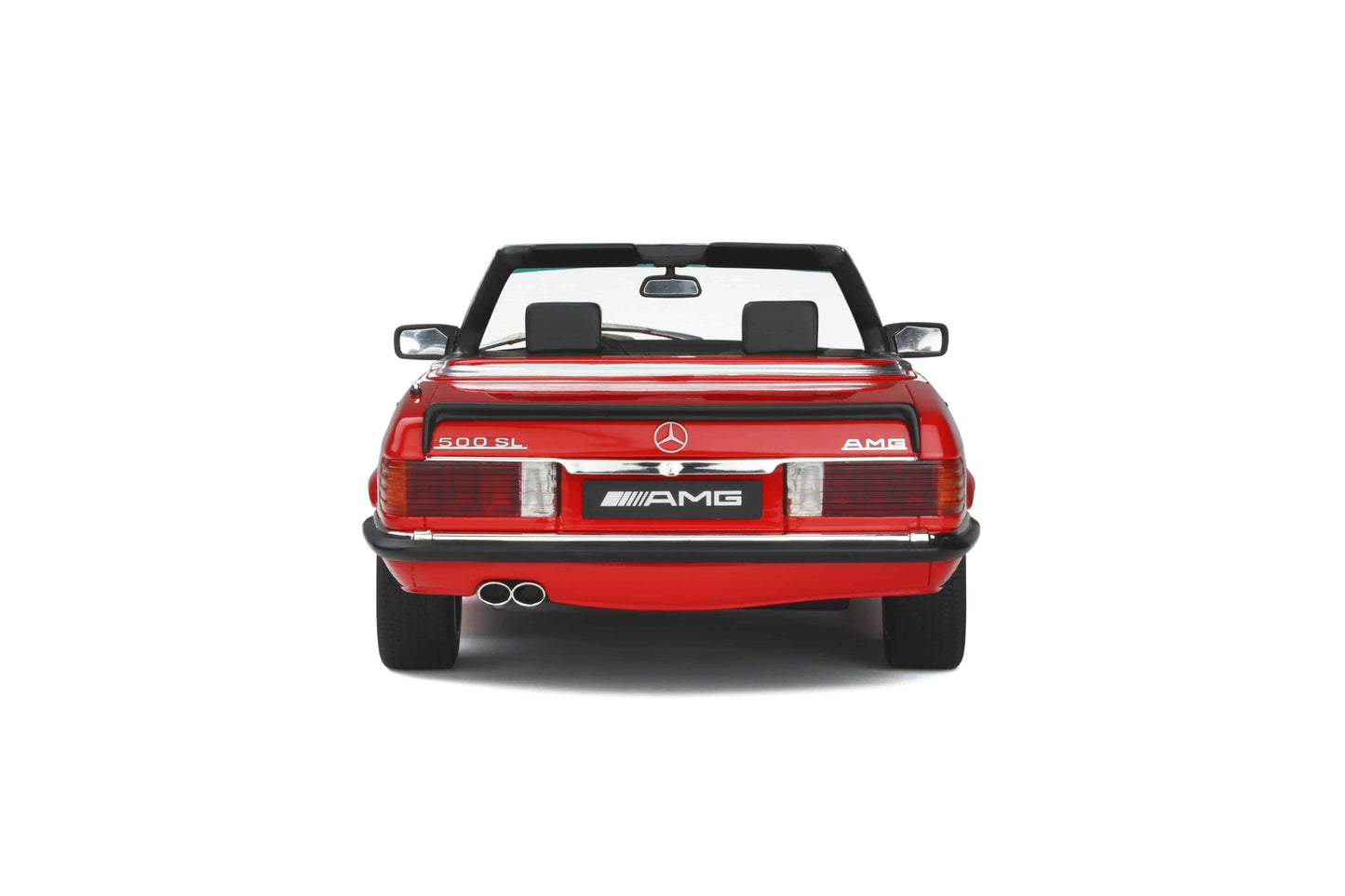 OttOmobile - Mercedes-Benz 500 SL AMG (R107) (Red) 1:18 Scale Model Car - Model Cars Canada Inc.