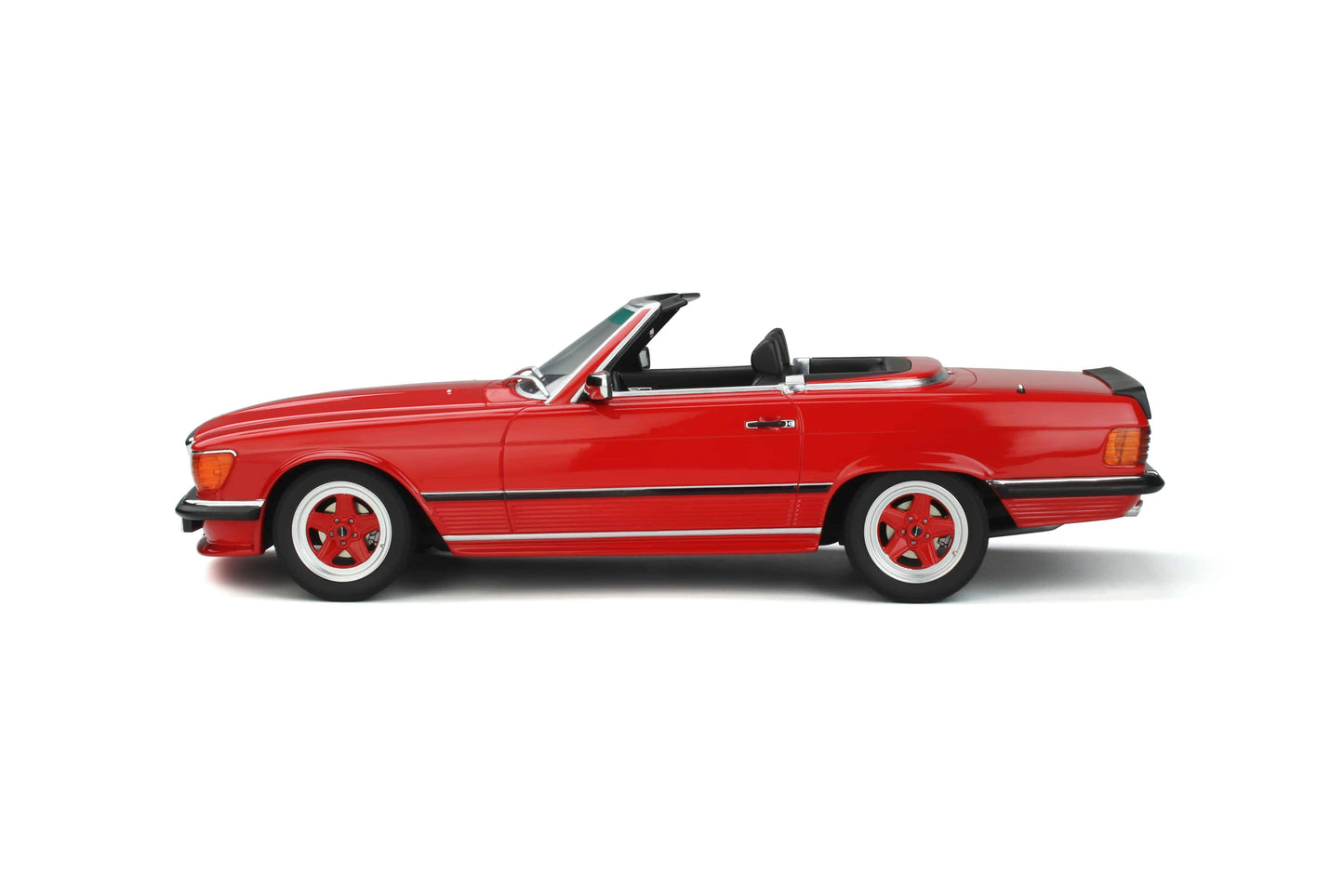 OttOmobile - Mercedes-Benz 500 SL AMG (R107) (Red) 1:18 Scale Model Car - Model Cars Canada Inc.