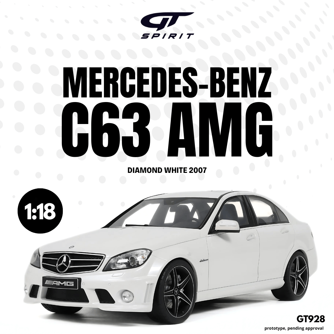 AUTOart Mercedes-Benz C63 AMG 1:18 ホワイト 1/18 Mercedes Benz C63 AMG W204 Edition 507 White 2014 Model