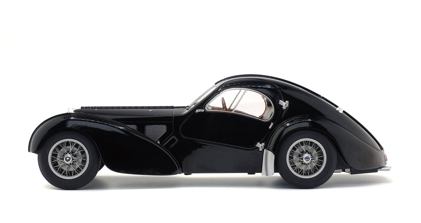 Solido - Bugatti Atlantic Type 57 SC (Black) 1:18 Scale Model Car - Model Cars Canada Inc.