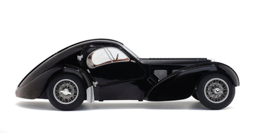 Solido - Bugatti Atlantic Type 57 SC (Black) 1:18 Scale Model Car - Model Cars Canada Inc.