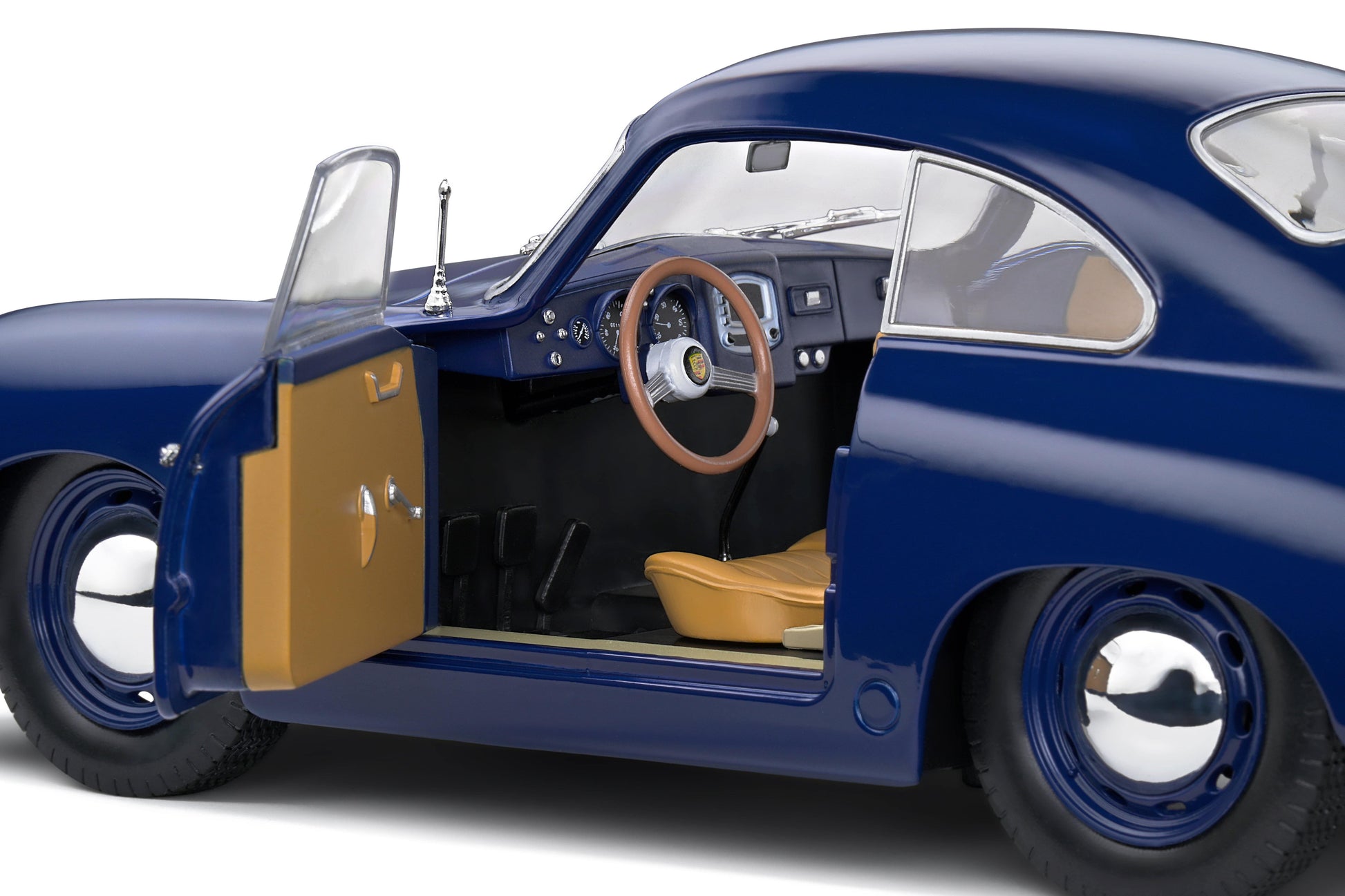 Solido - Porsche 356 Pre-A Blue (1953) (Petrol Blue) 1:18 Scale Model - Model Cars Canada Inc.