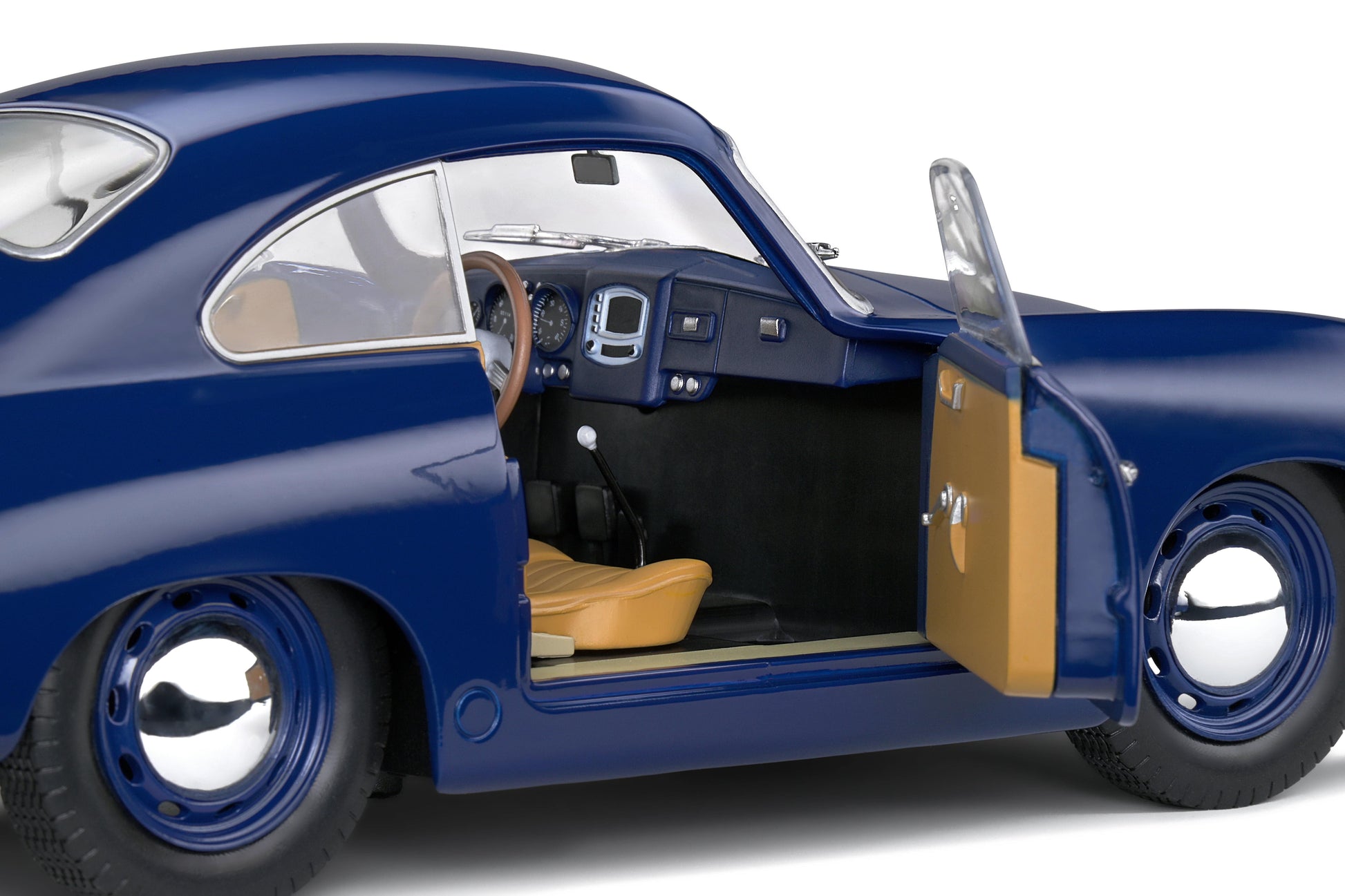 Solido - Porsche 356 Pre-A Blue (1953) (Petrol Blue) 1:18 Scale Model - Model Cars Canada Inc.