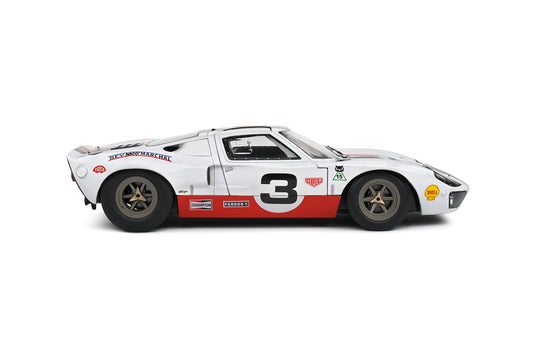 Solido - Ford GT40 (MK1) (White) 1:18 Scale Model Car
