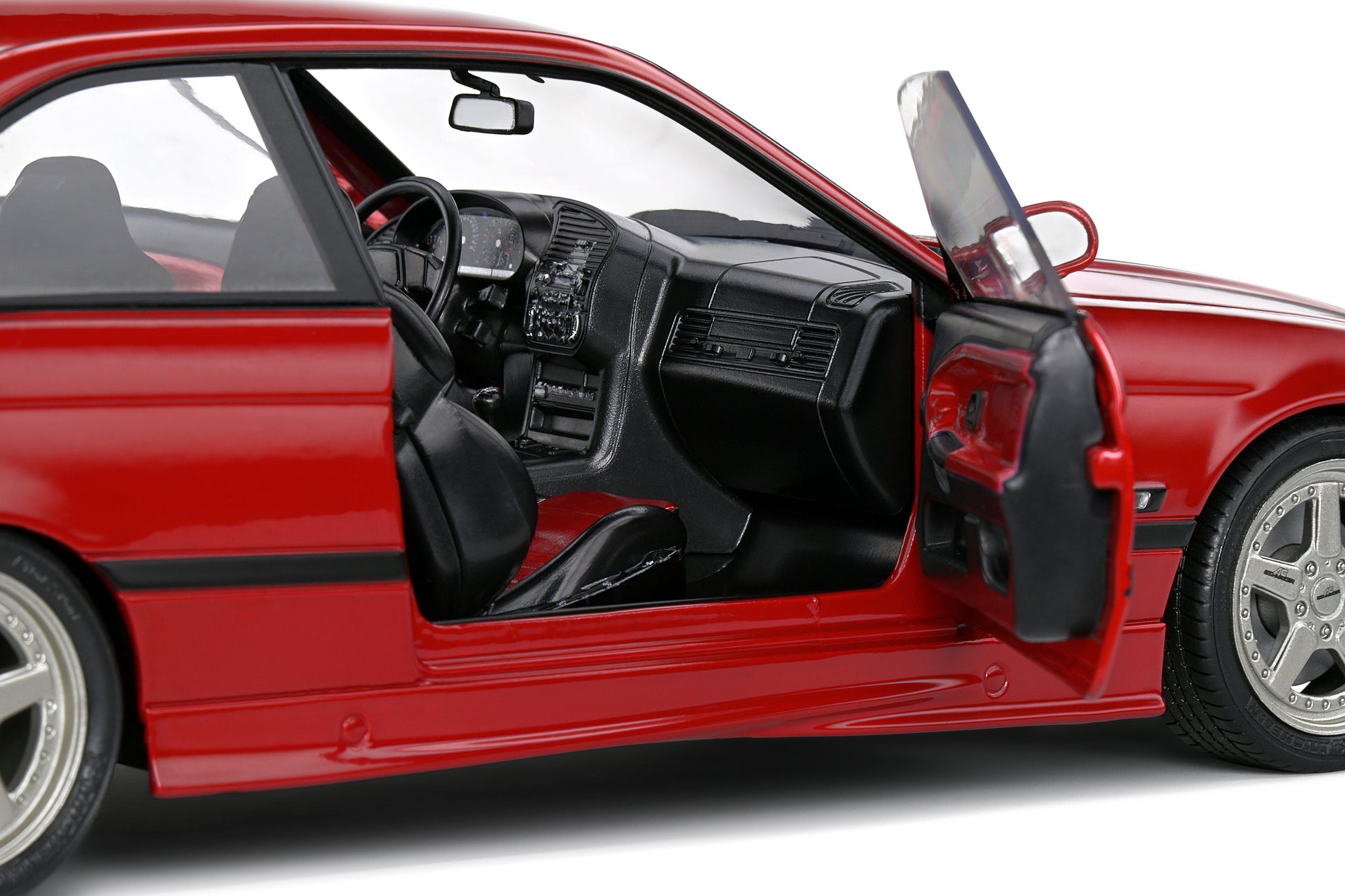 Solido - BMW M3 (E36) Coupe "Modified" (Bright Red) 1:18 Scale Model Car - Model Cars Canada Inc.