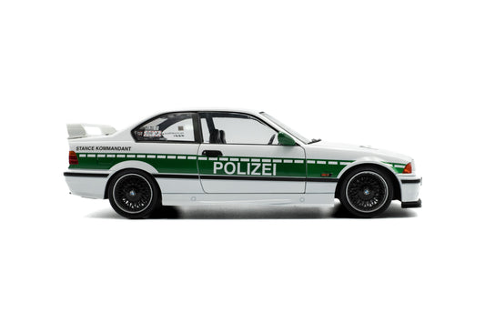 Solido - BMW M3 (E36) Coupe "Drift Police" (White) 1:18 Scale Model Car