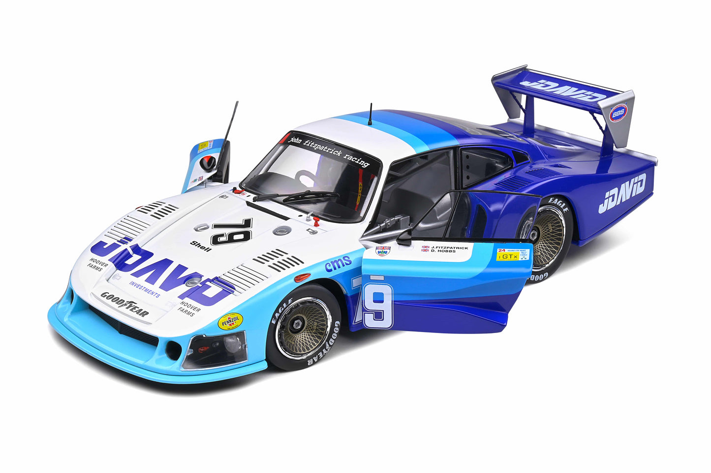 Solido - Porsche 935 "Moby Dick" (JDAVID) 1:18 Scale Model Car - Model Cars Canada Inc.