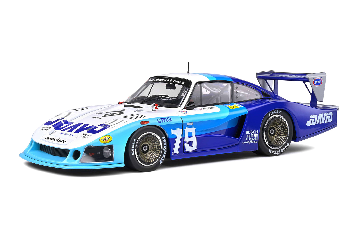Solido - Porsche 935 "Moby Dick" (JDAVID) 1:18 Scale Model Car - Model Cars Canada Inc.