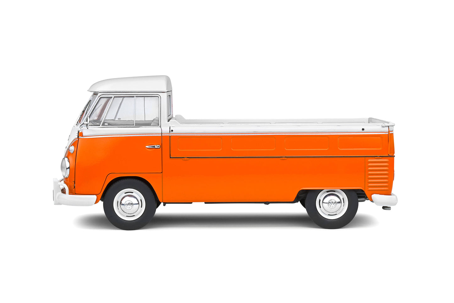 Solido - Volkswagen Transporter (T1) Pick-Up (Orange) 1:18 Scale Model Car - Model Cars Canada Inc.