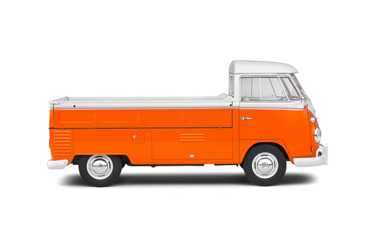 Solido - Volkswagen Transporter (T1) Pick-Up (Orange) 1:18 Scale Model Car - Model Cars Canada Inc.