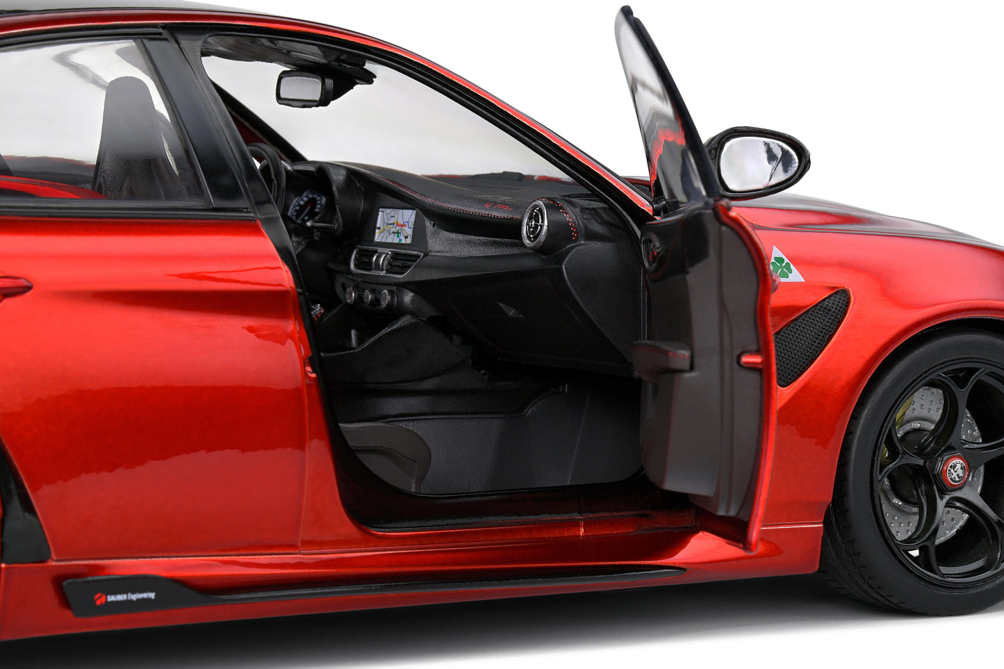 Solido - Alfa Romeo Giulia GTA-M (Red Tricolore) 1:18 Scale Model Car - Model Cars Canada Inc.