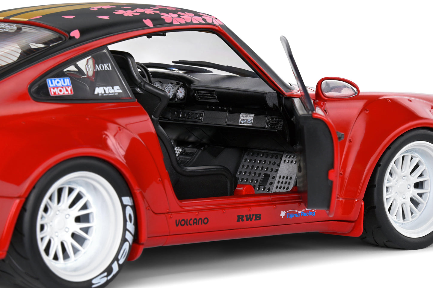 Solido - RWB Porsche 911 (964) "Sakura" (Red) 1:18 Scale Model Car - Model Cars Canada Inc.