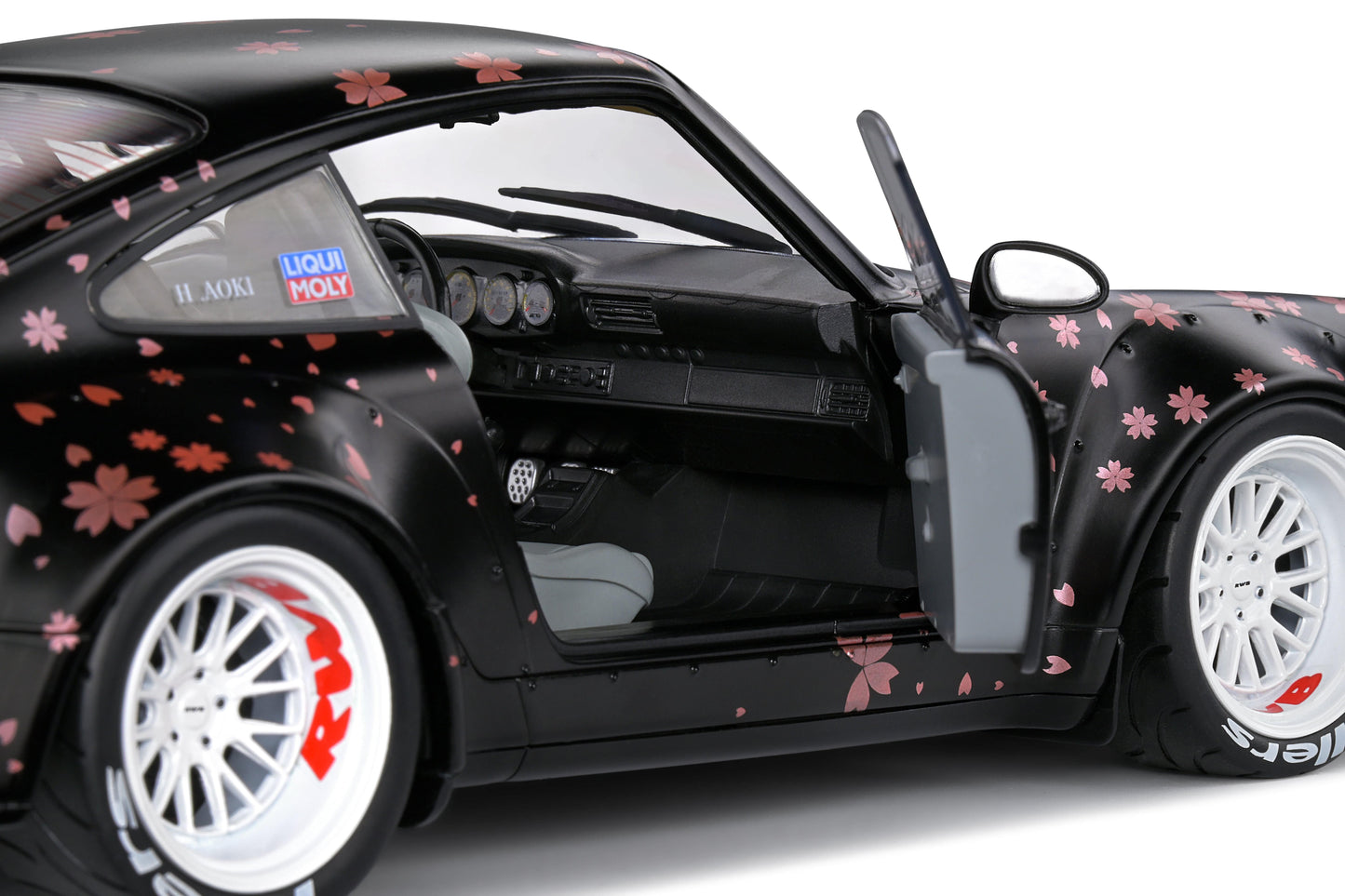 Solido - RWB Porsche 911 (964) "Aoki" (Black) 1:18 Scale Model Car - Model Cars Canada Inc.