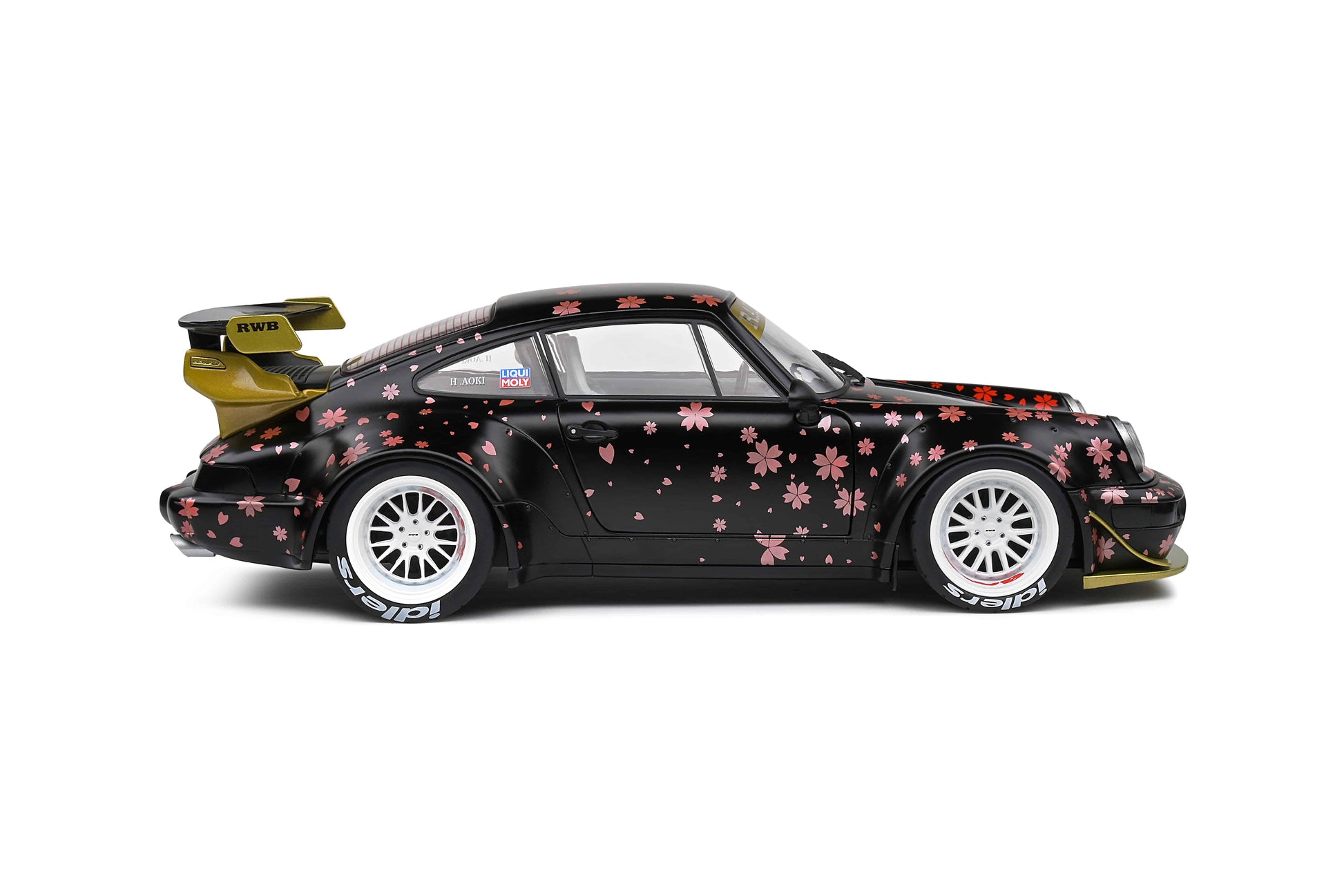 Solido - RWB Porsche 911 (964) "Aoki" (Black) 1:18 Scale Model Car - Model Cars Canada Inc.