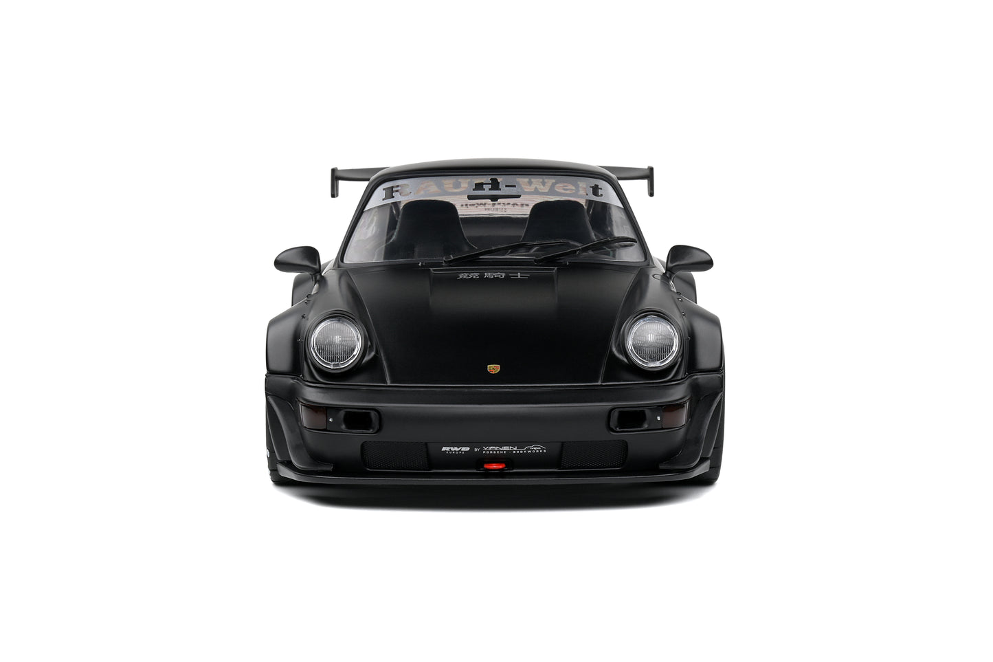 Solido - RWB Porsche 911 (964) "Darth Vader" (Matte Black) 1:18 Scale Model Car