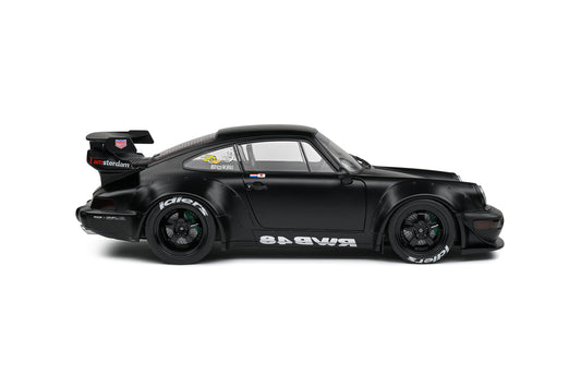 Solido - RWB Porsche 911 (964) "Darth Vader" (Matte Black) 1:18 Scale Model Car