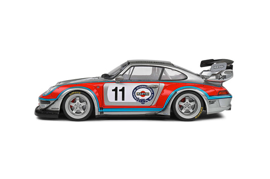 Solido - RWB Porsche 911 (993) "Martini" (Grey) 1:18 Scale Model Car - Model Cars Canada Inc.